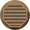 Ekena Millwork Round Gable Vent Functional, Western Red Cedar Gable Vent w/ 1" x 4" Flat Trim Frame, 24"W x 24"H GVWRO24X2401SFUWR - alternate 3